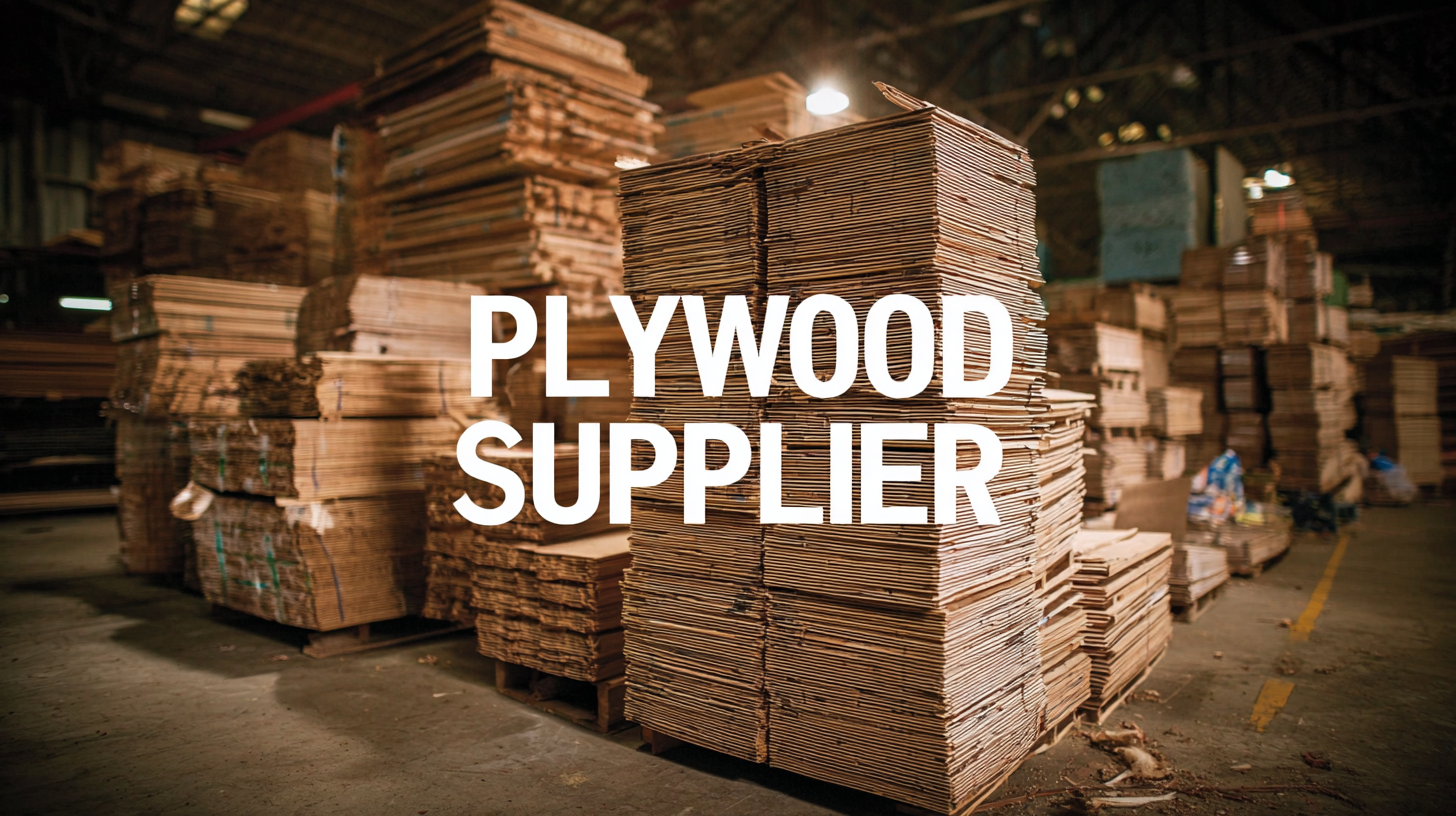 Ultimate Guide to Choosing the Best Plywood Supplier for Your Projects