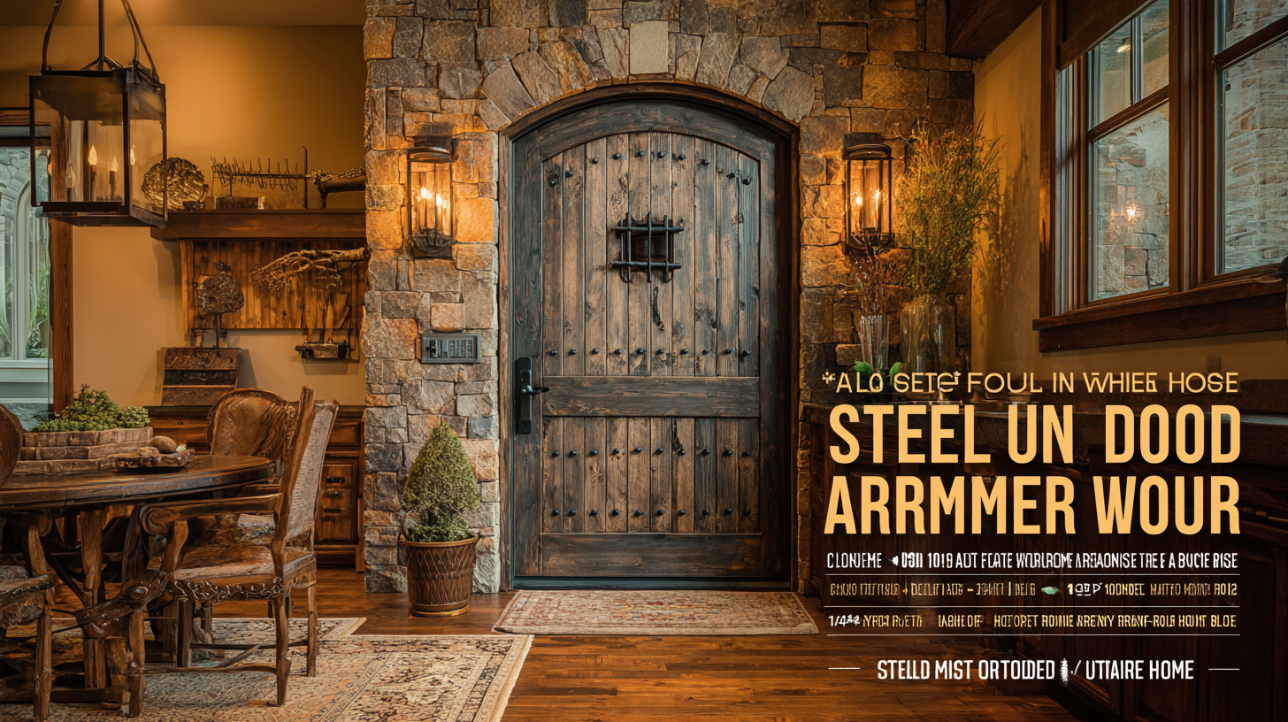 The Ultimate Guide to Choosing the Best Steel Wood Armored Door for Your Home