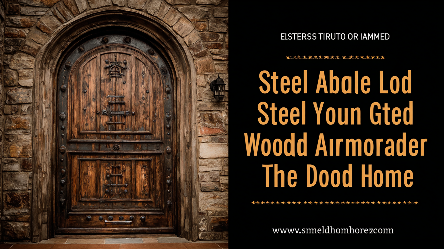 The Ultimate Guide to Choosing the Best Steel Wood Armored Door for Your Home