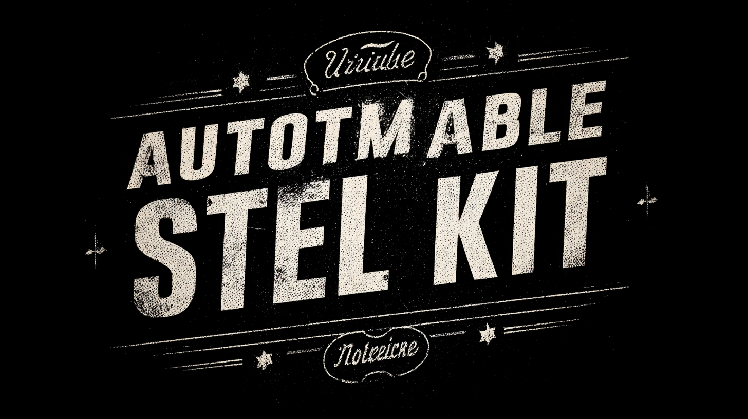 The Ultimate Guide to Sourcing the Best Automobile Steel Kit: Key Insights and Industry Trends