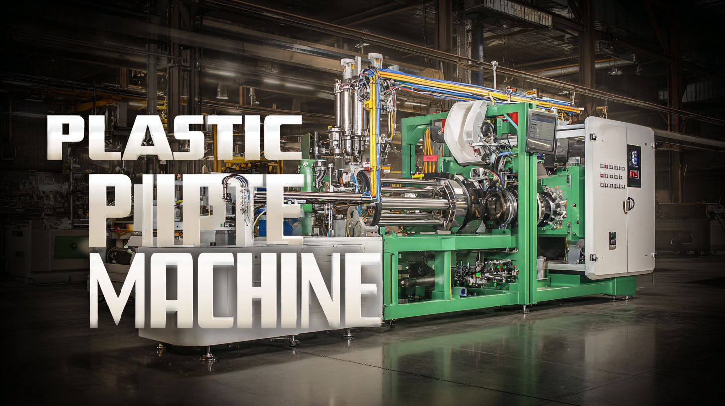 How to Choose the Right Plastic Pipe Extrusion Machine for Your Business Needs