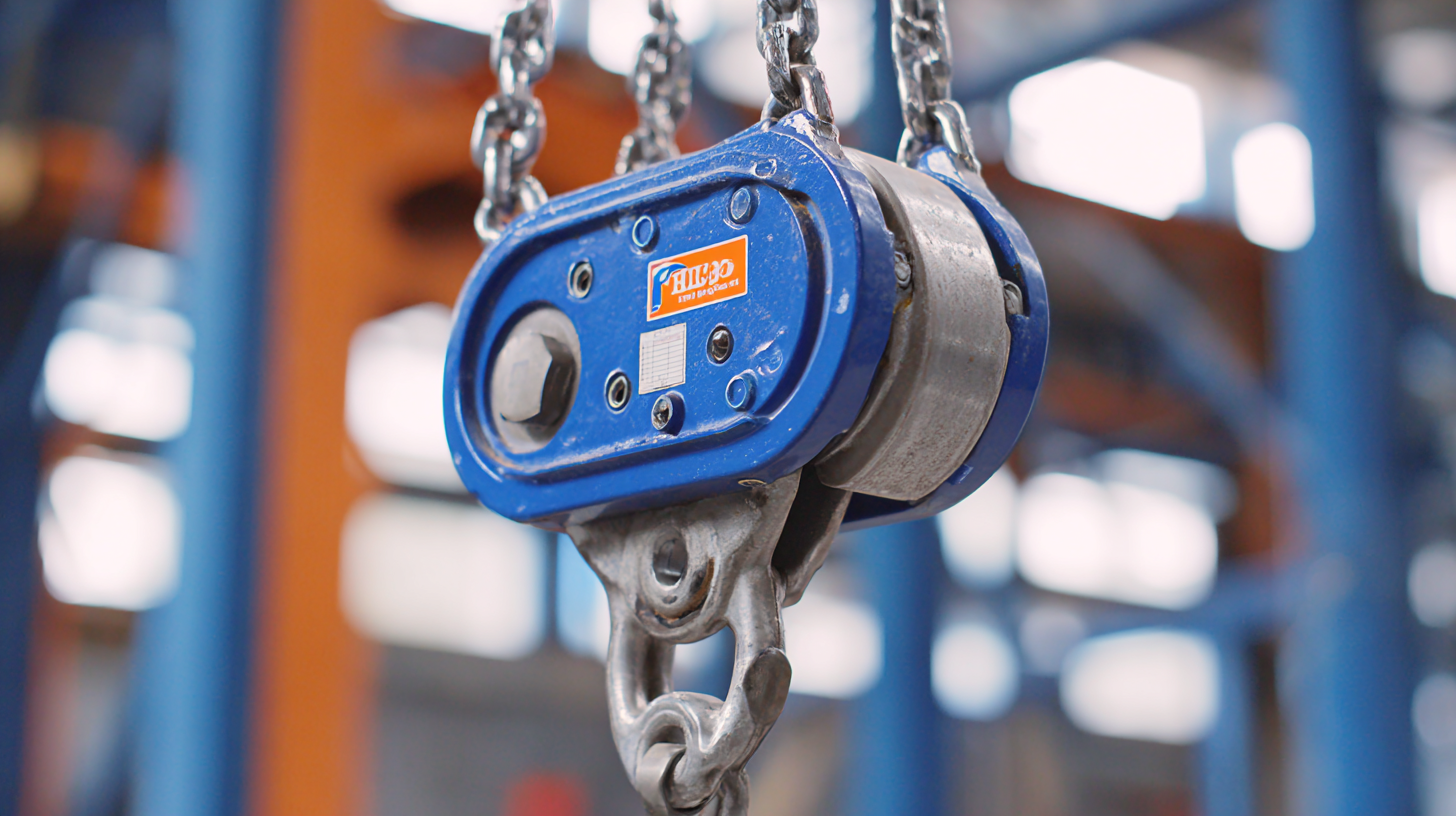 How to Choose the Best Hand Chain Hoist for Your Lifting Needs