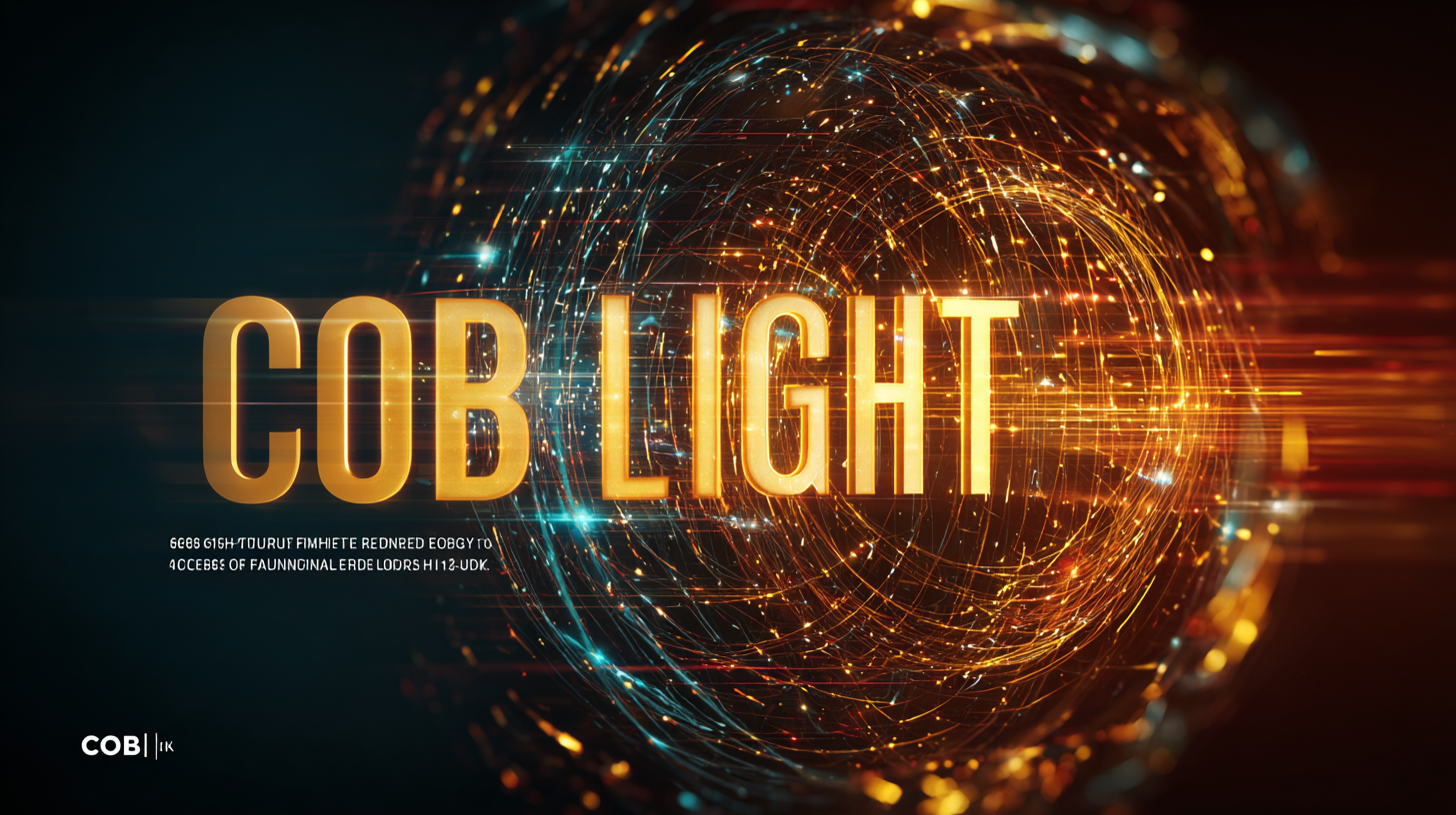 Exploring the Future of Energy-Efficient Lighting with the Best Cob Light Innovations