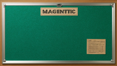 Discover Quality: China's Premier Factory Delivers the Best Magnetic Bulletin Boards to the World