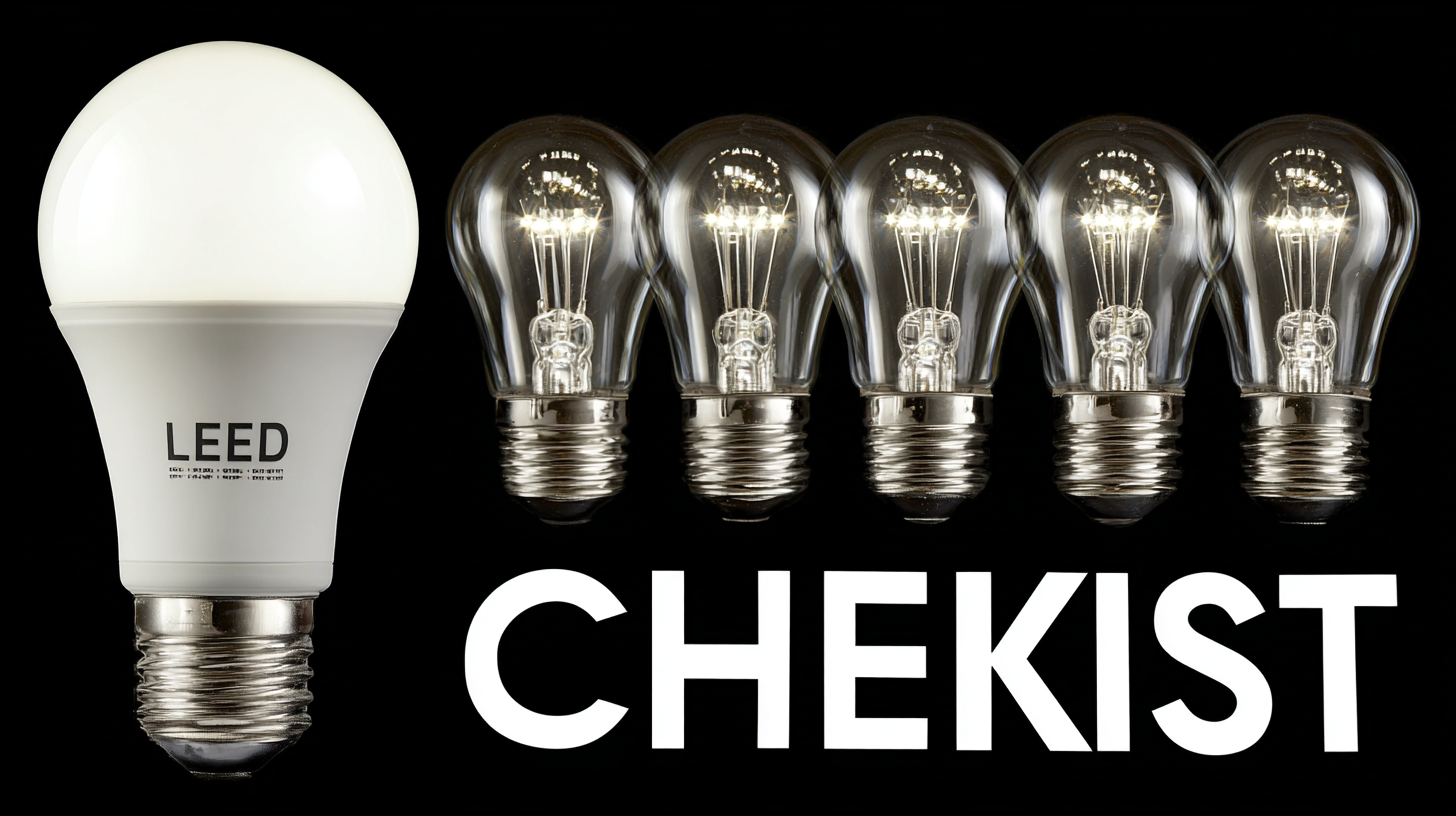 Ultimate LED Light Bulb Buying Checklist for Maximum Energy Efficiency
