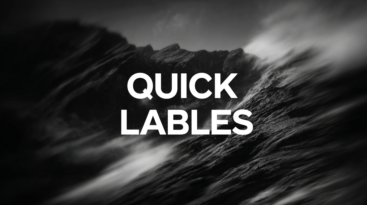 Unleashing Global Trust Through Premier Quick Labels Made in China