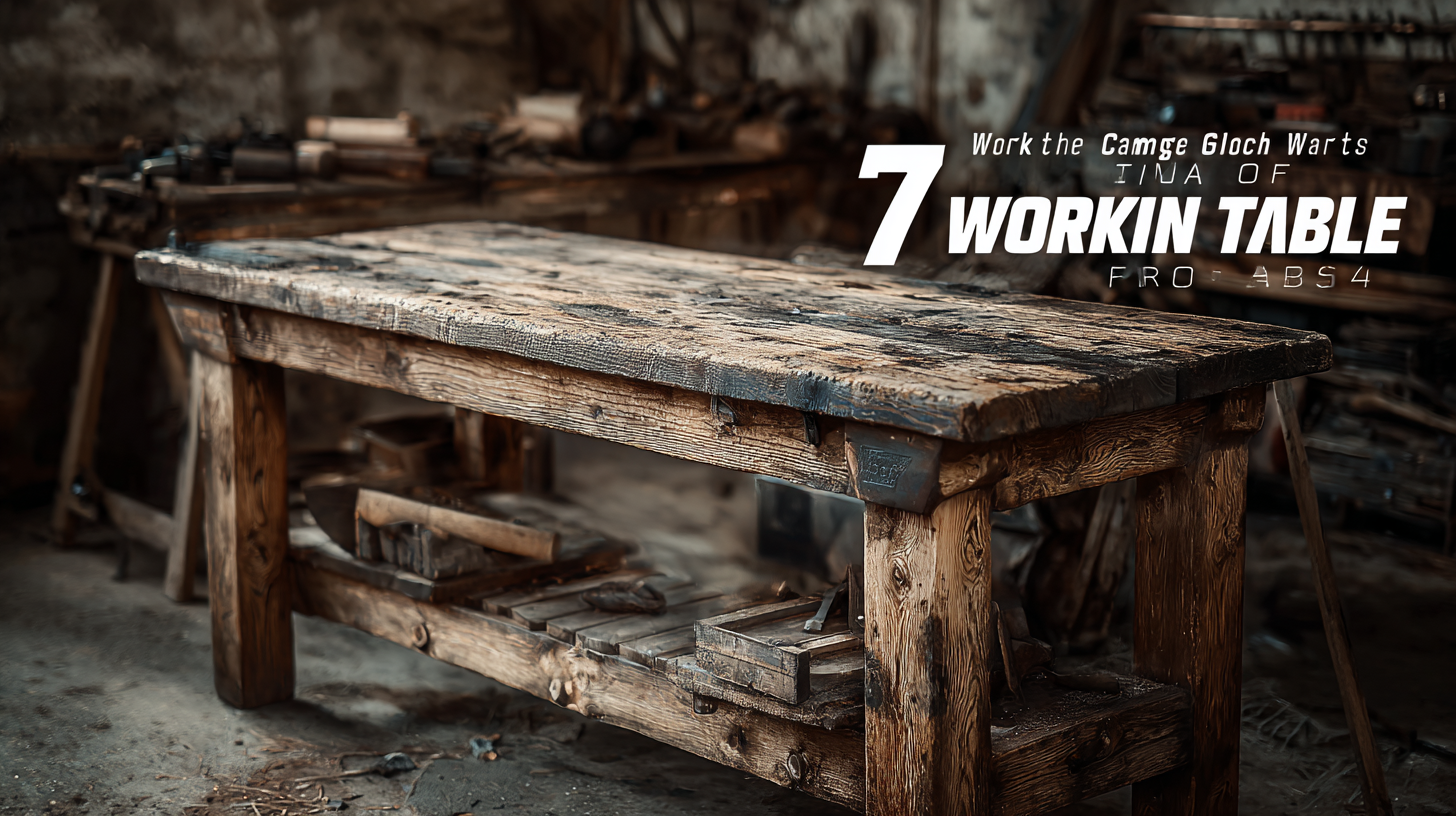 7Game-Changing Tips for Choosing the Best Work Bench Table for Your Space
