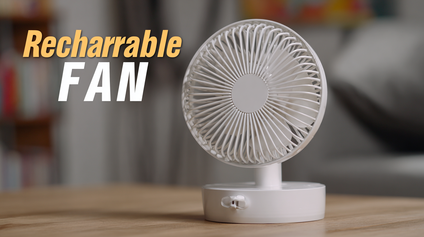 How to Choose the Best Rechargeable Fan for Your Needs in Any Season