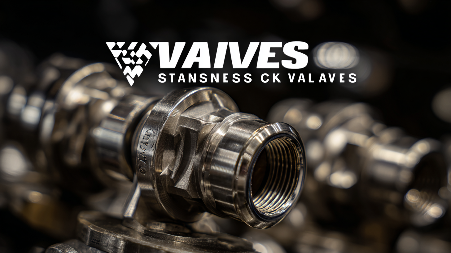 Ultimate Guide to Finding Reliable Suppliers for Best Stainless Check Valves