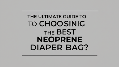 What is the Ultimate Guide to Choosing the Best Neoprene Diaper Bag?