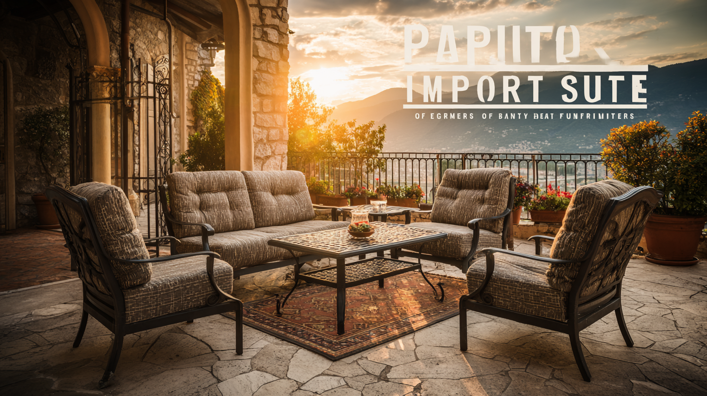 How to Navigate Import and Export Certifications for the Best Patio Furniture Sets: Essential Industry Insights