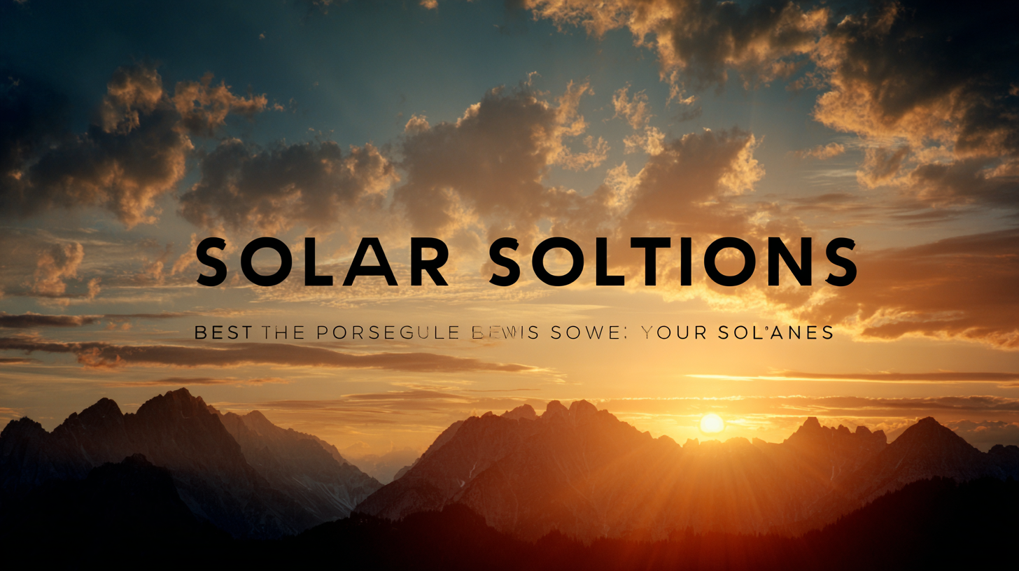 A Comprehensive Comparison of the Best Solar Panels Solutions for Your Home