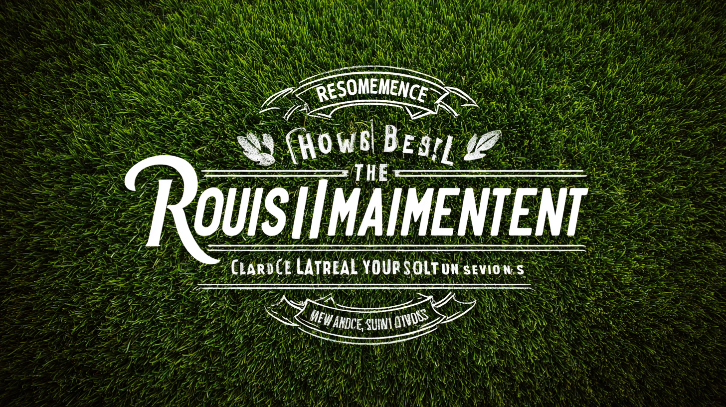 How to Choose the Best Residential Lawn Maintenance Solutions for Your Needs