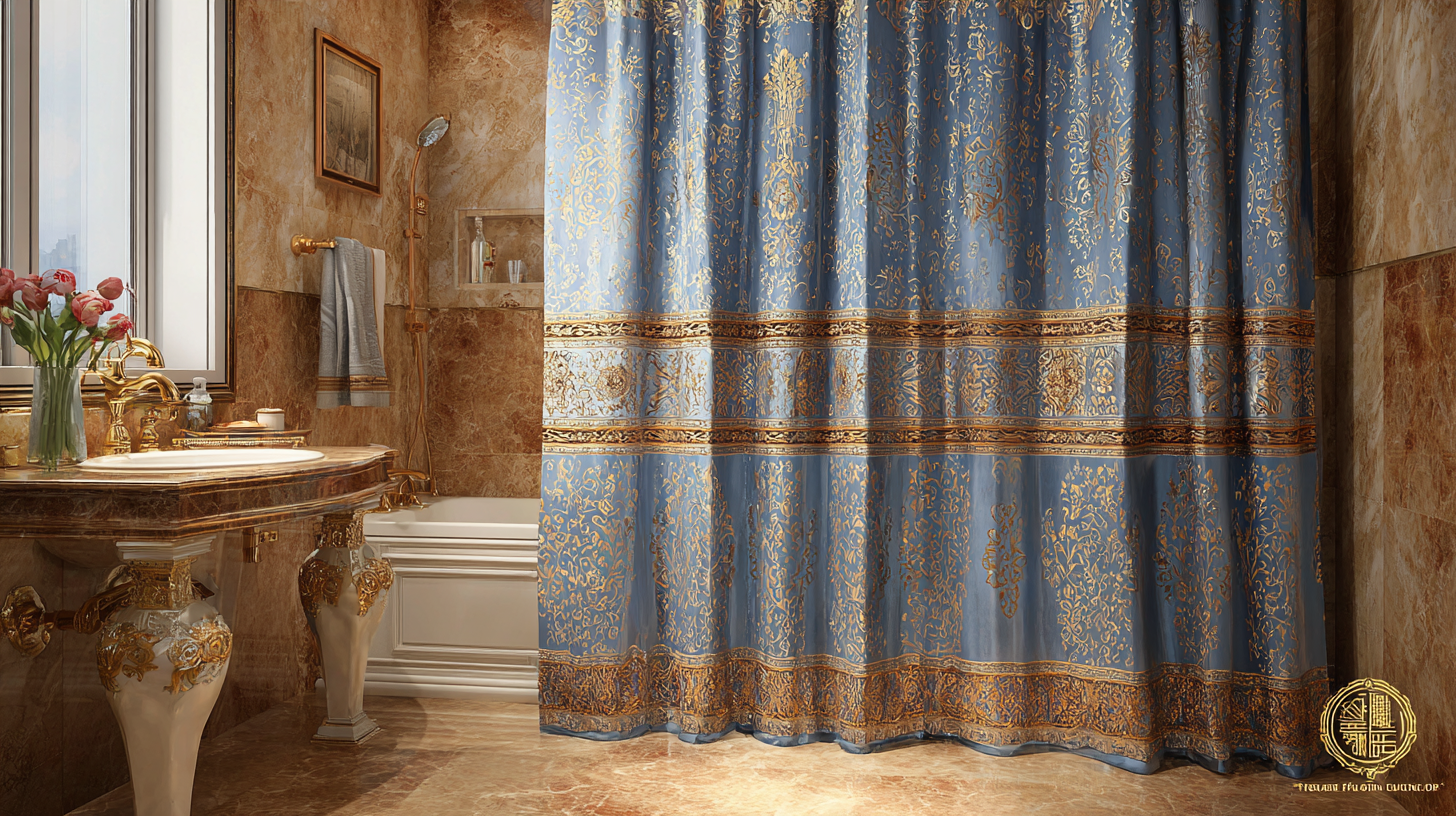 Experience Luxury: Premium Shower Curtain Sets Handcrafted by Top Chinese Manufacturers