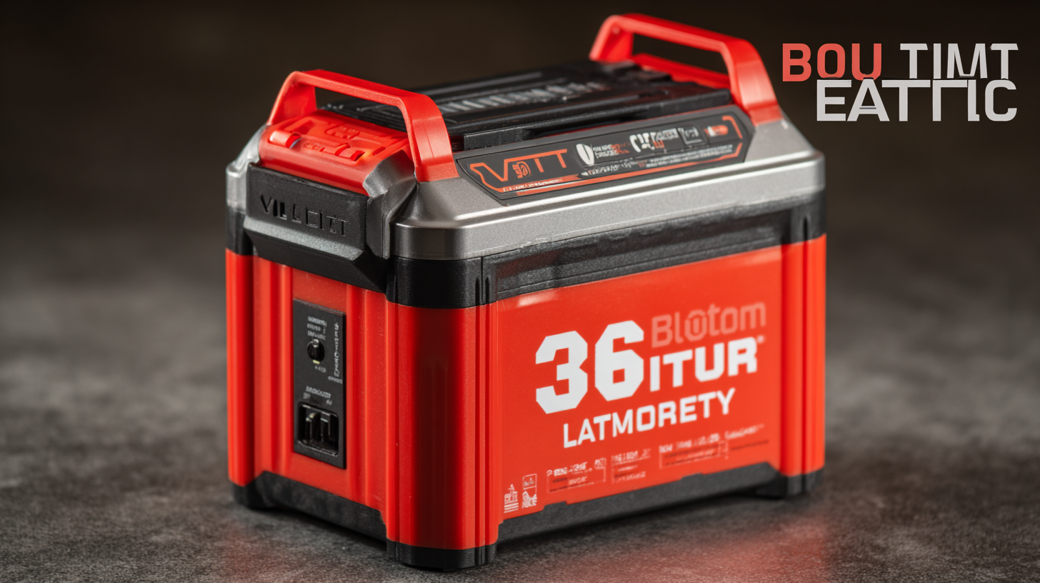 How to Choose the Best 36 Volt Lithium Battery for Your Electric Bike Adventure