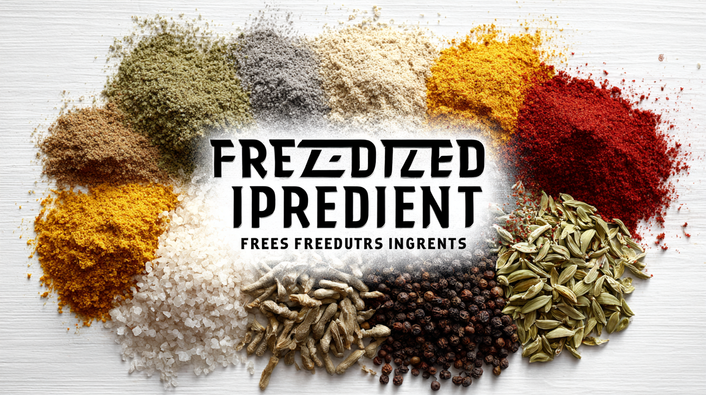Future Market Trends for Best Freeze Dried Ingredients in 2025 and How to Leverage Them