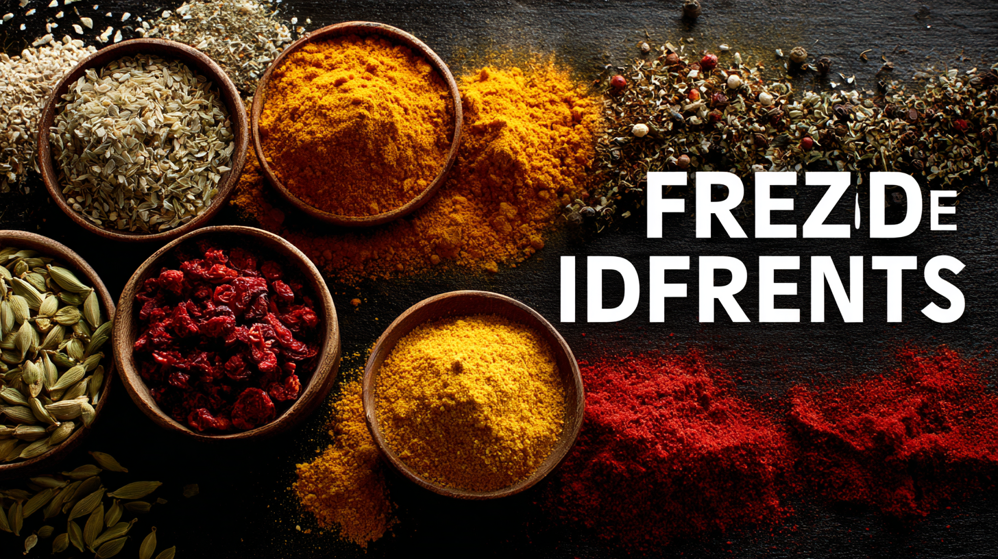 Future Market Trends for Best Freeze Dried Ingredients in 2025 and How to Leverage Them