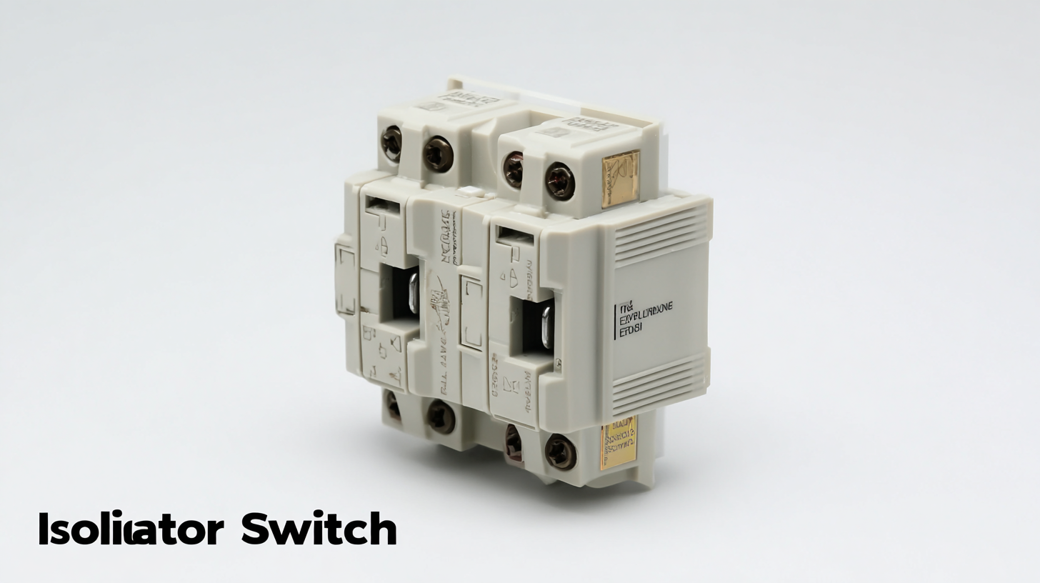 Manufactured for Excellence China Based Best Isolator Switch Solutions for Global Buyers