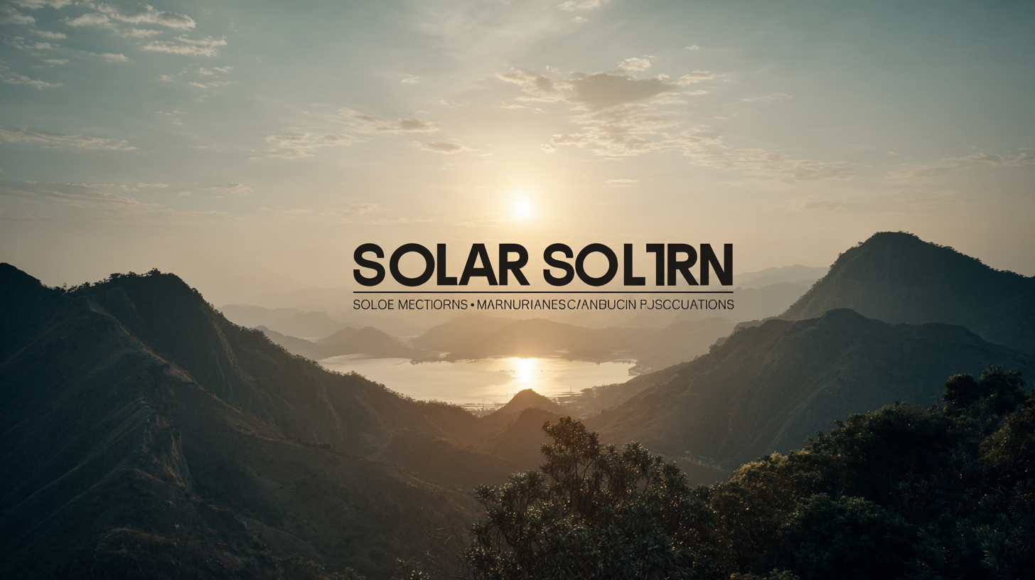 Choosing the Right Manufacturer: How to Identify the Best Solar Panel Solutions in the Market