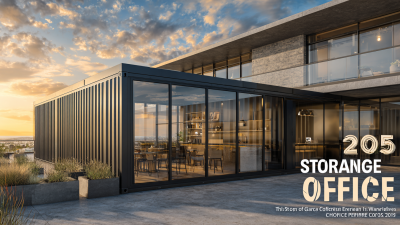 2025 Market Insights: Embracing the Future of Best Storage Container Offices for Global Procurement