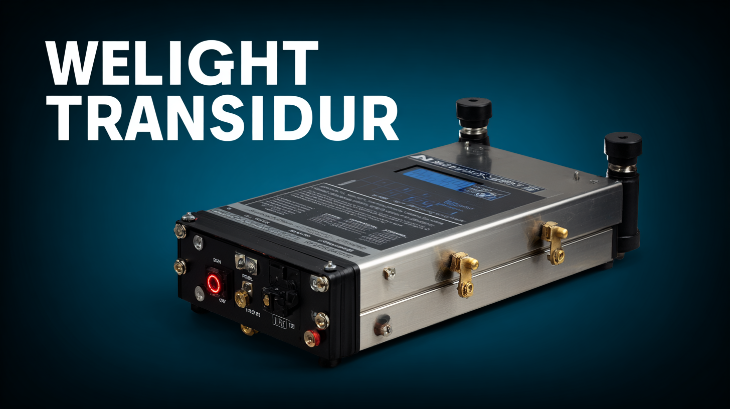 Ultimate Guide to Comparing the Top Weight Transducers for Global Buyers