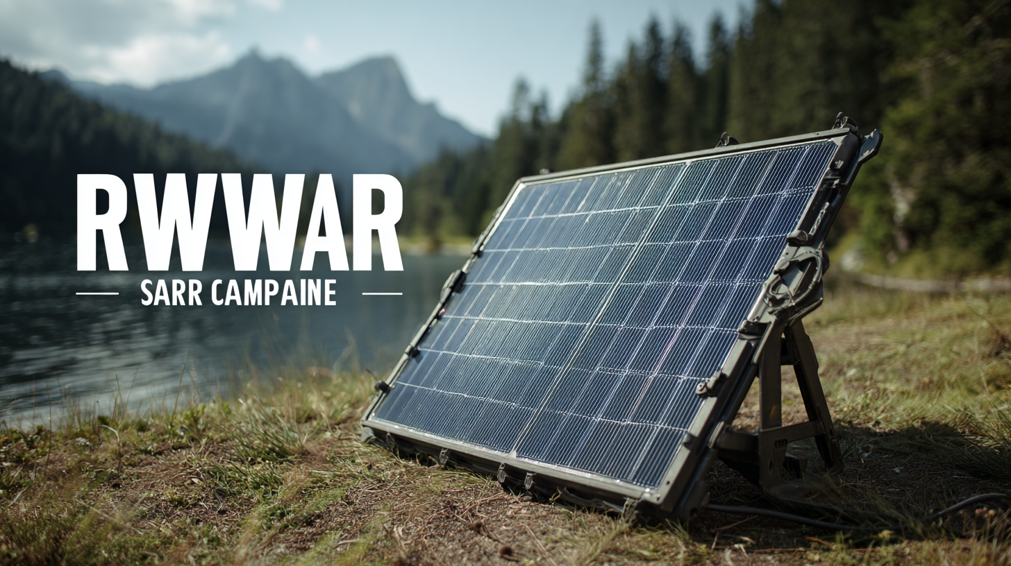 Top 5 Innovative Solar Panels Perfect for Your Next Camping Adventure