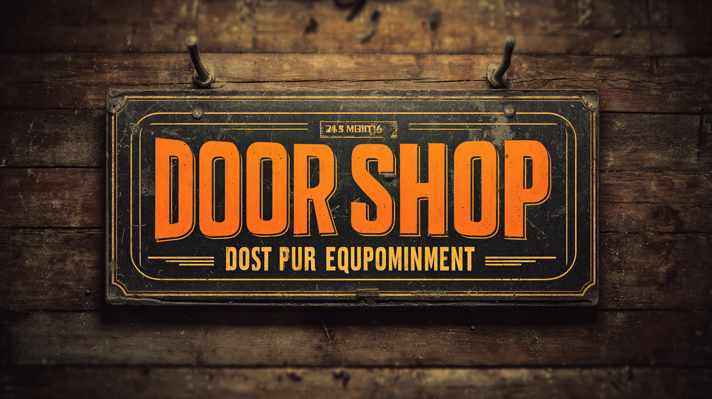 Mastering the Best Door Shop Equipment for Maximum Efficiency