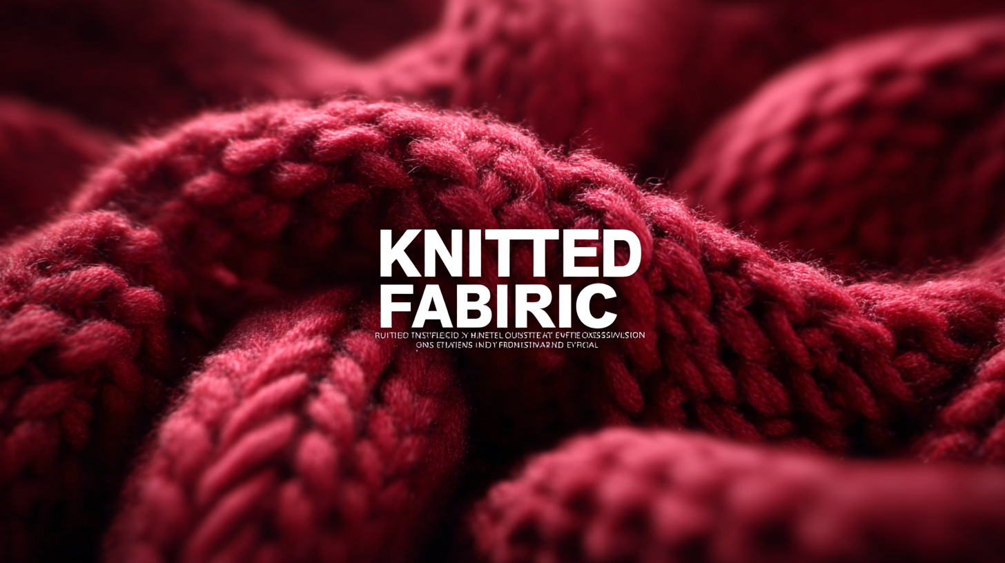 Quality Knitted Fabric from China Redefining Global Standards in Manufacturing Excellence