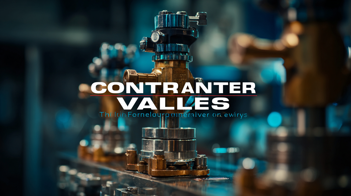 The Future of Counterbalance Valves Transforming Industrial Efficiency
