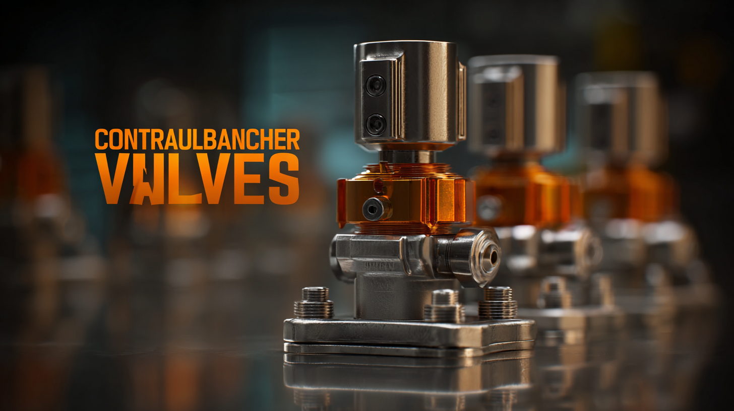 The Future of Counterbalance Valves Transforming Industrial Efficiency