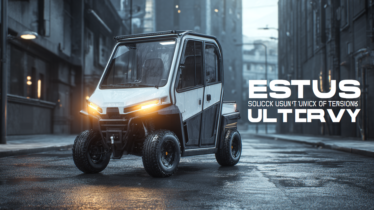 Solutions for Efficient Transportation with the Best Electric Utility Vehicle