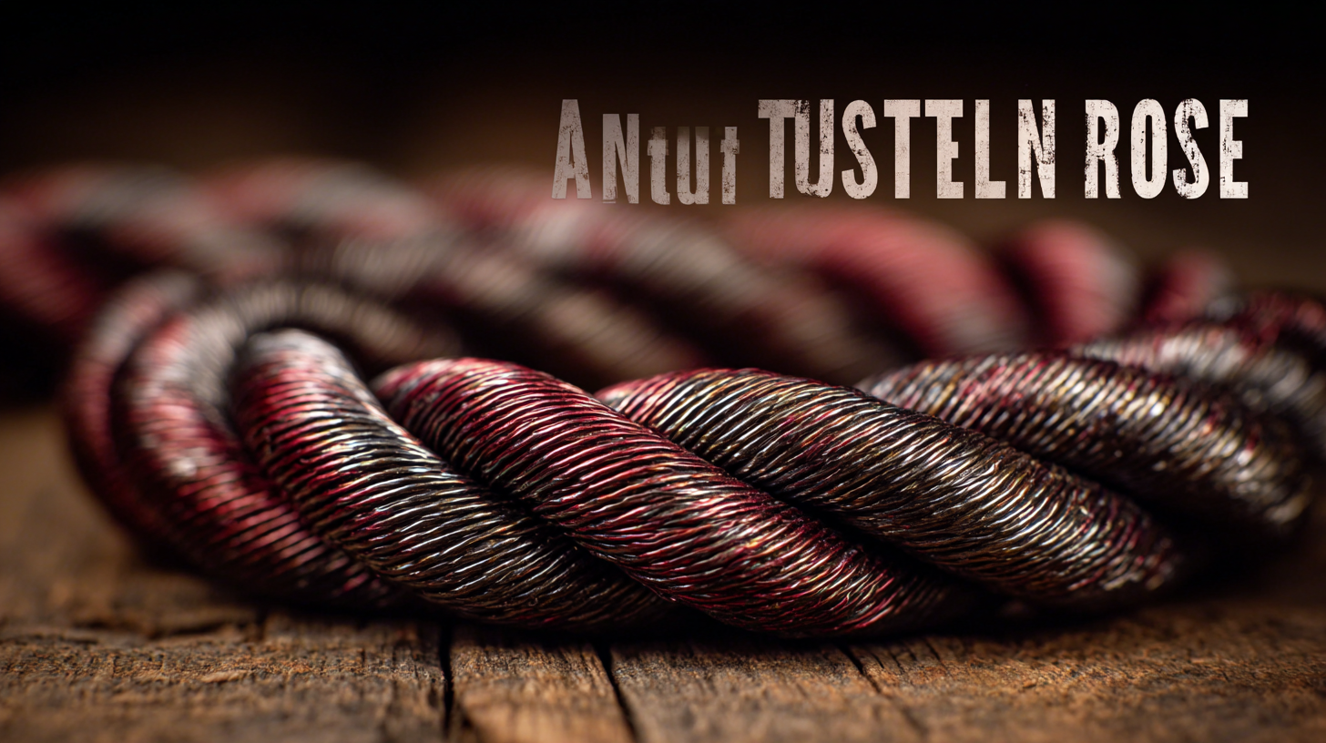 Ultimate Guide to Choosing the Best Anti Twisting Steel Rope for Your Projects