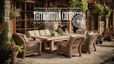 Achieving International Trade Certification for the Best High Quality Patio Furniture Industry