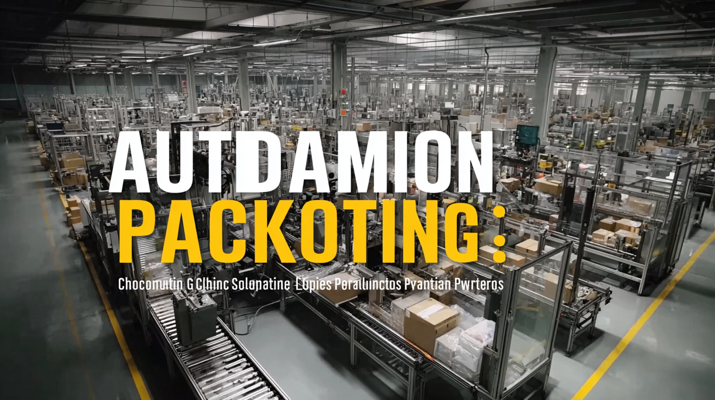 Discover Superior Automated Packaging Solutions from China's Leading Manufacturers for Global Partnerships