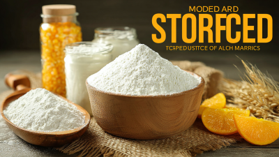 Top Tips for Sourcing the Best Modified Starch in Global Markets