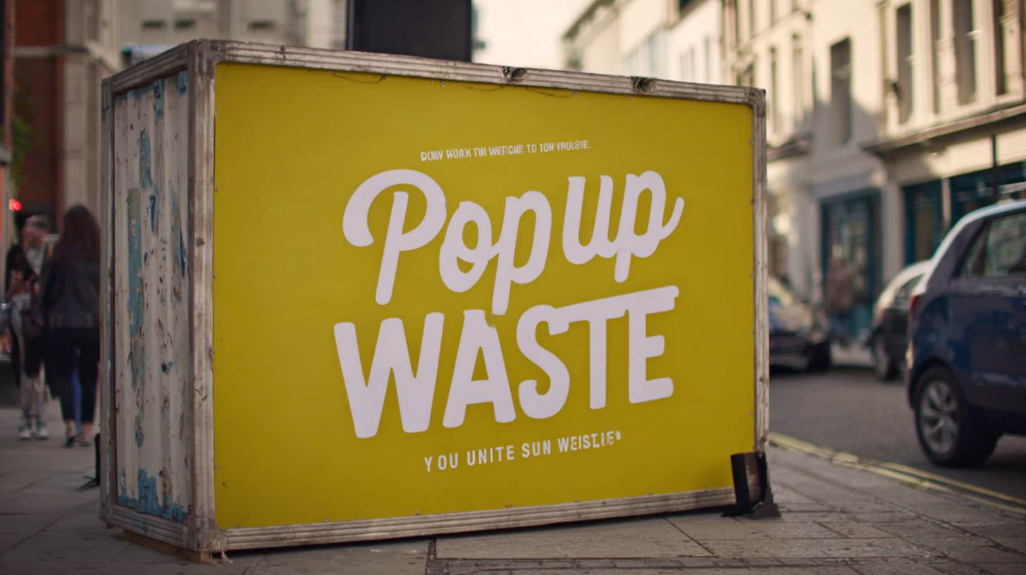The Comprehensive Guide to Choosing the Best Pop Up Waste Solutions for Your Needs