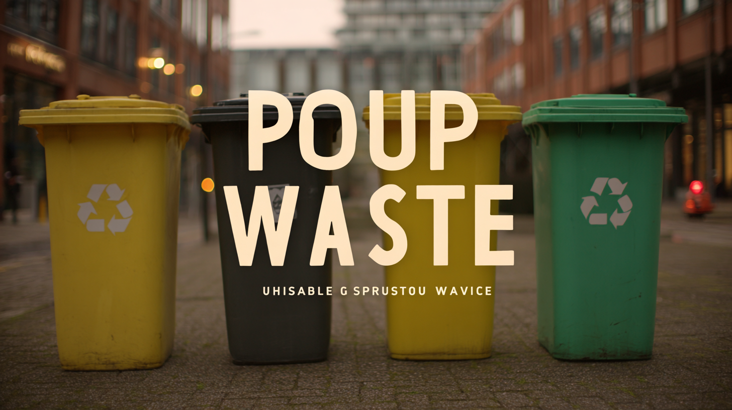 The Comprehensive Guide to Choosing the Best Pop Up Waste Solutions for Your Needs