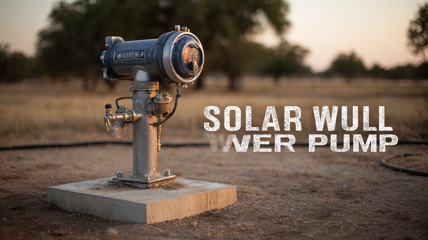 The Ultimate Guide to Choosing the Best Solar Well Pump for Efficient Water Management