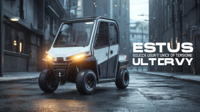 Solutions for Efficient Transportation with the Best Electric Utility Vehicle