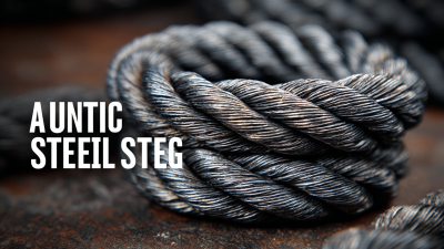Ultimate Guide to Choosing the Best Anti Twisting Steel Rope for Your Projects