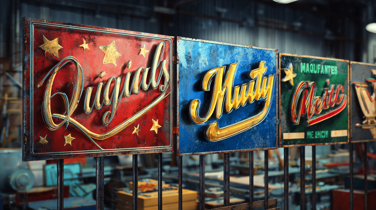 Choosing Quality Manufacturers for Best Metal Signs Crafting a Perfect Selection Guide