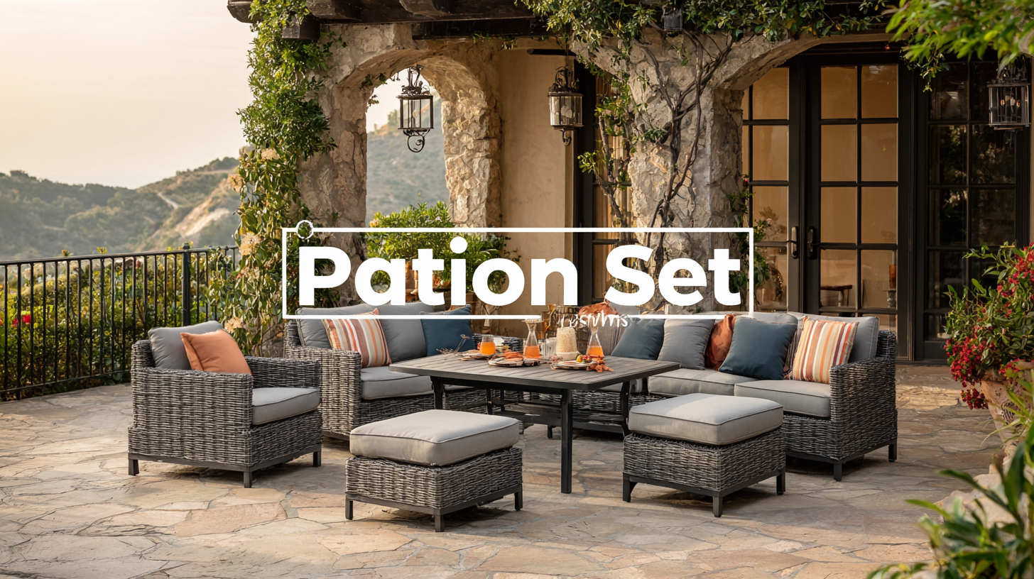 Solutions for Sourcing the Best Patio Set: Trends and Insights for Global Buyers in 2023