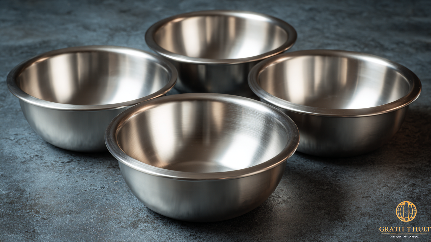 Crafted in China's Leading Factories the Global Trust in Durable Stainless Steel Cereal Bowls