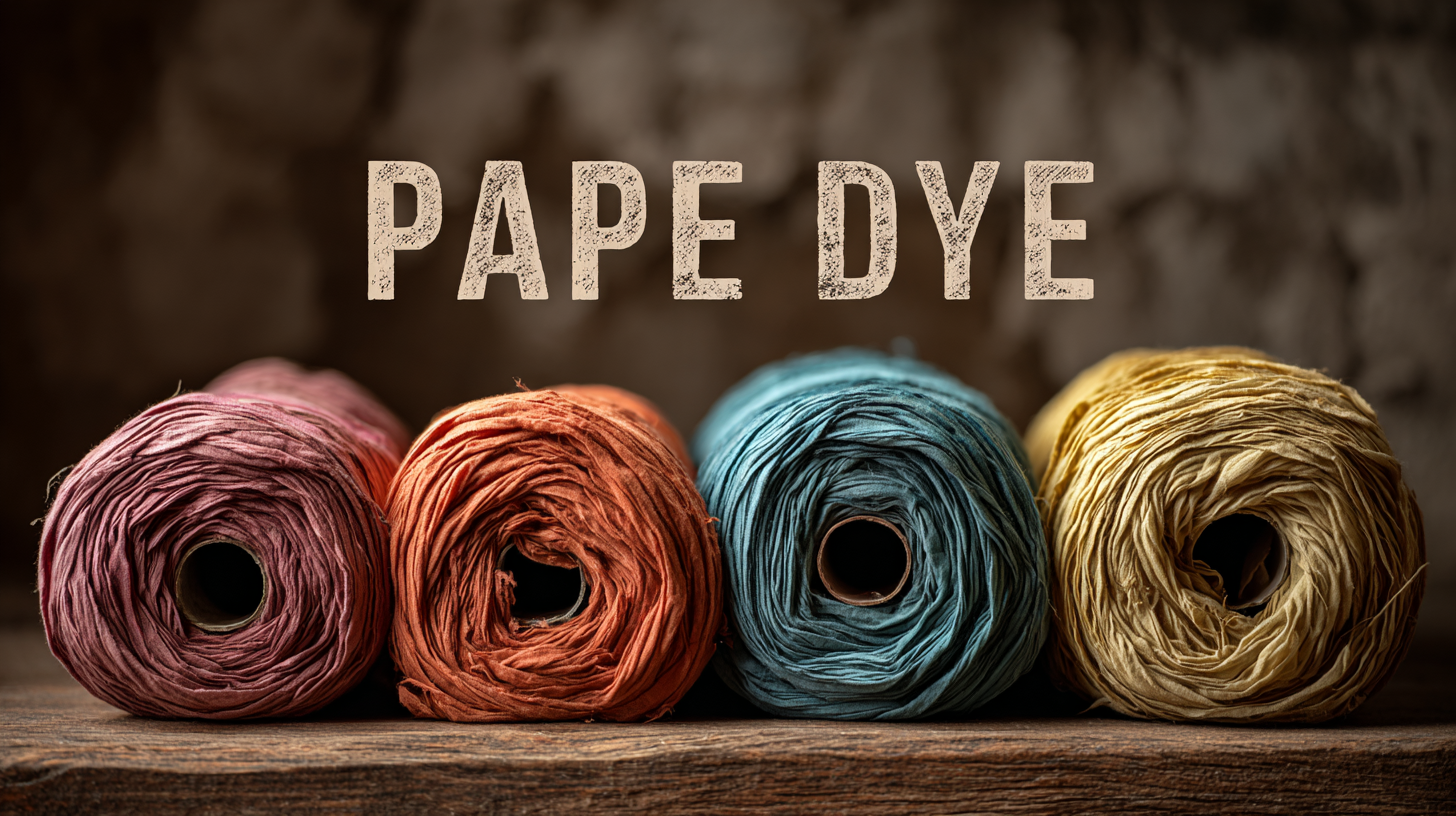 Choosing the Right Manufacturer for Best Paper Dye in 5 Simple Steps