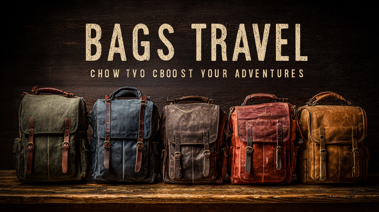 How to Choose the Best Bags for Your Travel Adventures