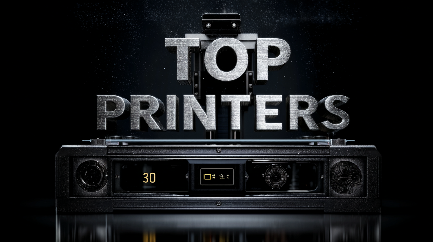 5 Reasons Why You Should Choose the Best Top 3D Printers Today