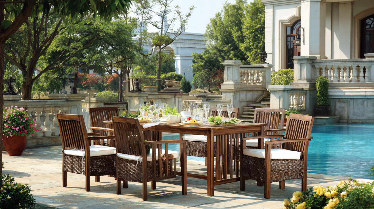 Unmatched Quality in Outdoor Dining Furniture from Global Leading Chinese Manufacturers