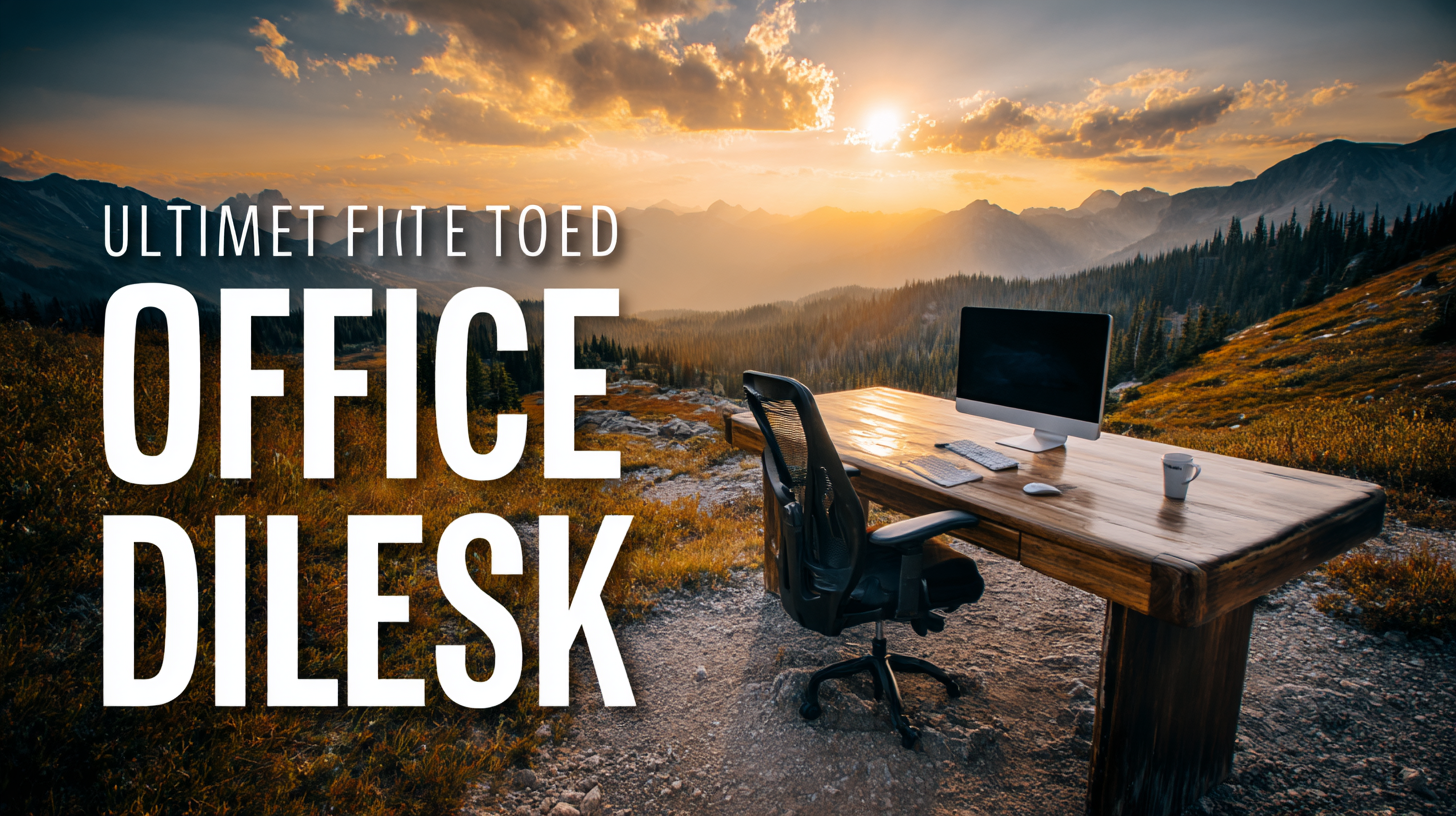 Ultimate Guide to Finding the Best Office Desk for Productivity and Comfort