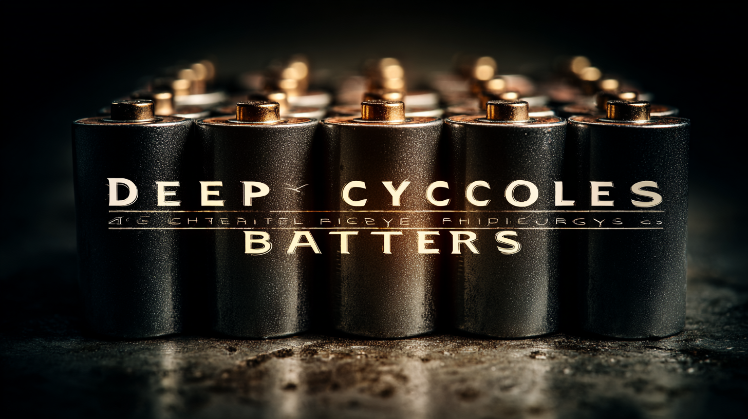 Solutions for Finding the Best Deep Cycle Batteries for Reliable Energy Storage Globally