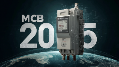 Navigating Global Trends in 2025 with the Best Mcb Breaker for Optimal Performance
